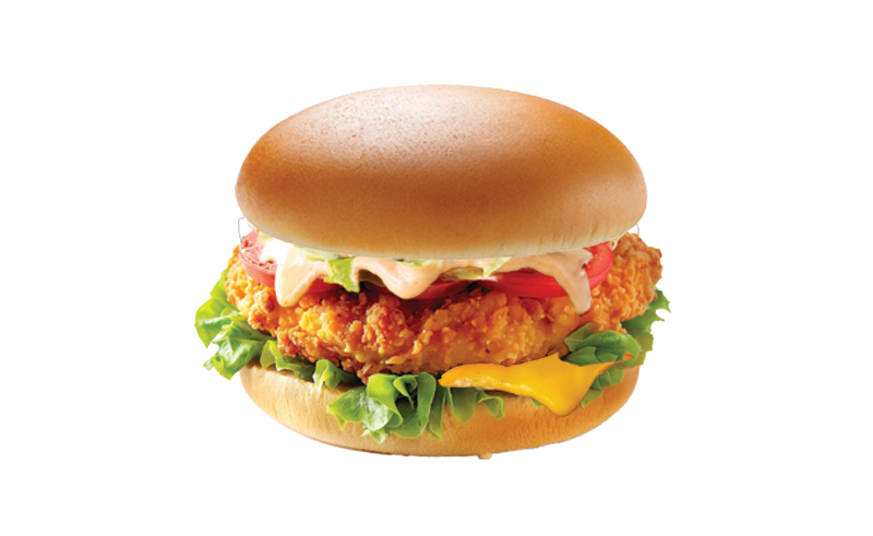 Burger Golden Chicken poulet croustillant Cannes La Bocca