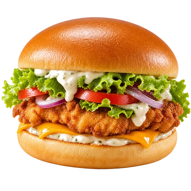 Burger Golden Chicken au poulet croustillant
