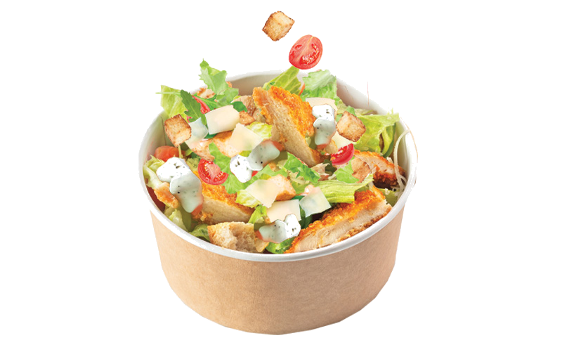 Salade Caesar poulet parmesan Cannes La Bocca