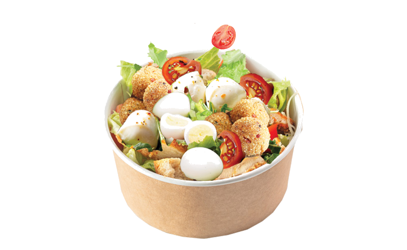 Salade Veggy mozzarella olives basilic Cannes La Bocca
